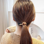 ヘアゴム 髪ゴム レディース 女性 ヘアアクセサリー 2連 結び目 シンプル 髪留め 髪飾り ヘアアレンジ まとめ髪 婦人用 ファッション小物