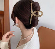 バンスクリップ 2個セット ヘアクリップ レディース ヘアアクセサリー髪留め まとめ髪 ヘアアレンジ シンプル おしゃれ