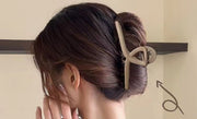バンスクリップ 2個セット ヘアクリップ レディース ヘアアクセサリー髪留め まとめ髪 ヘアアレンジ シンプル おしゃれ