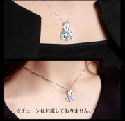 ペンダントトップ ペンダントヘッド ネックレスチャーム レディース 女性用 アクセサリー ラインストーン 一粒 シルバーカラー おしゃれ きれいめ 上品 かわいい 普段使い プレゼント ギフト