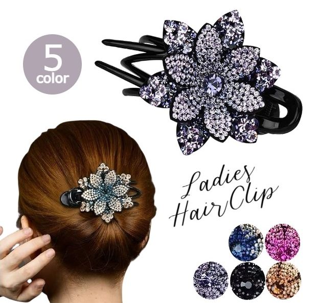ヘアクリップ バンスクリップ サイド ヘアアクセサリー レディース 子供用 商品画像