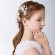 ヘアクリップ 3個セット 子供用 キッズ 女の子 ヘアアクセサリー 髪留め 髪飾り 結婚式 華やか リボン フェイクパール フラワー 花 ビーズ ラインストーン 可愛い おしゃれ ヘアアレンジ ブライダル お呼ばれ パーティー おめかし 記念日フォト