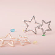 ヘアクリップ ヘアピン レディース ヘアアクセサリー 髪飾り ヘアバレッタ 星型 スター 可愛い おしゃれ ヘアアクセ カジュアル 髪留め