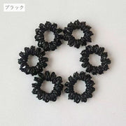 ヘアゴム スプリング 単品 レディース 女性用 ヘアアクセサリー 配色 バイカラー ツイスト ねじり 太め おしゃれ かわいい まとめ髪 ヘアアレンジ ポニーテール ブラック ブラウン ピンク グレー ブルー 黒 茶色 青