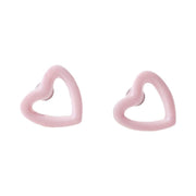 ピアス スタッドピアス レディース 女性 アクセサリー ハート 小ぶり パステルカラー お洒落 可愛い プレゼント ギフト ファッション小物