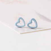 ピアス スタッドピアス レディース 女性 アクセサリー ハート 小ぶり パステルカラー お洒落 可愛い プレゼント ギフト ファッション小物