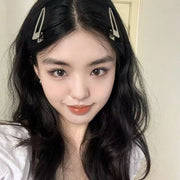 ヘアクリップ 24個セット レディース ヘアアクセサリー シルバー くちばしクリップ 星 シンプル かわいい おしゃれ 女性 大人女子 女子 セット 大容量