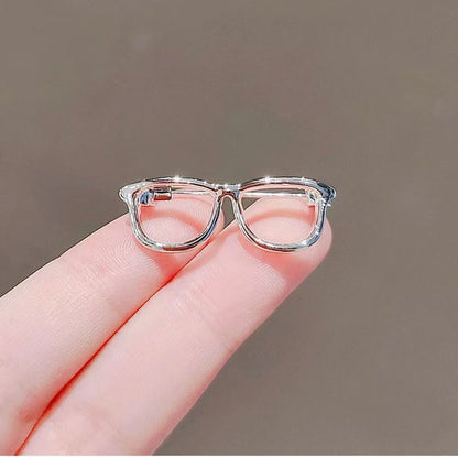 ブローチ ピンブローチ レディース アクセサリー メガネ 眼鏡 商品画像5