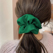 シュシュ ヘアゴム 髪ゴム レディース 女性 ヘアアクセサリー ファッション雑貨 太め 無地 オフホワイト ブラック ネイビー ピンク シンプル フェミニン シック ガーリー 可愛い キュート おしゃれ