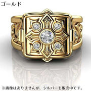 指輪 ファッションリング レディース メンズ アクセサリー 幅広ワイド 太め 十字架 クロス ラインストーン 小物入れ おしゃれ