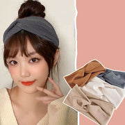 ヘアバンド ヘッドバンド レディース 女性 ヘアアクセサリー ファッション雑貨 ターバン風 幅広 無地 ブラック グレー オフホワイト ブラウン シンプル フェミニン 可愛い キュート ガーリー おしゃれ シック 秋 冬