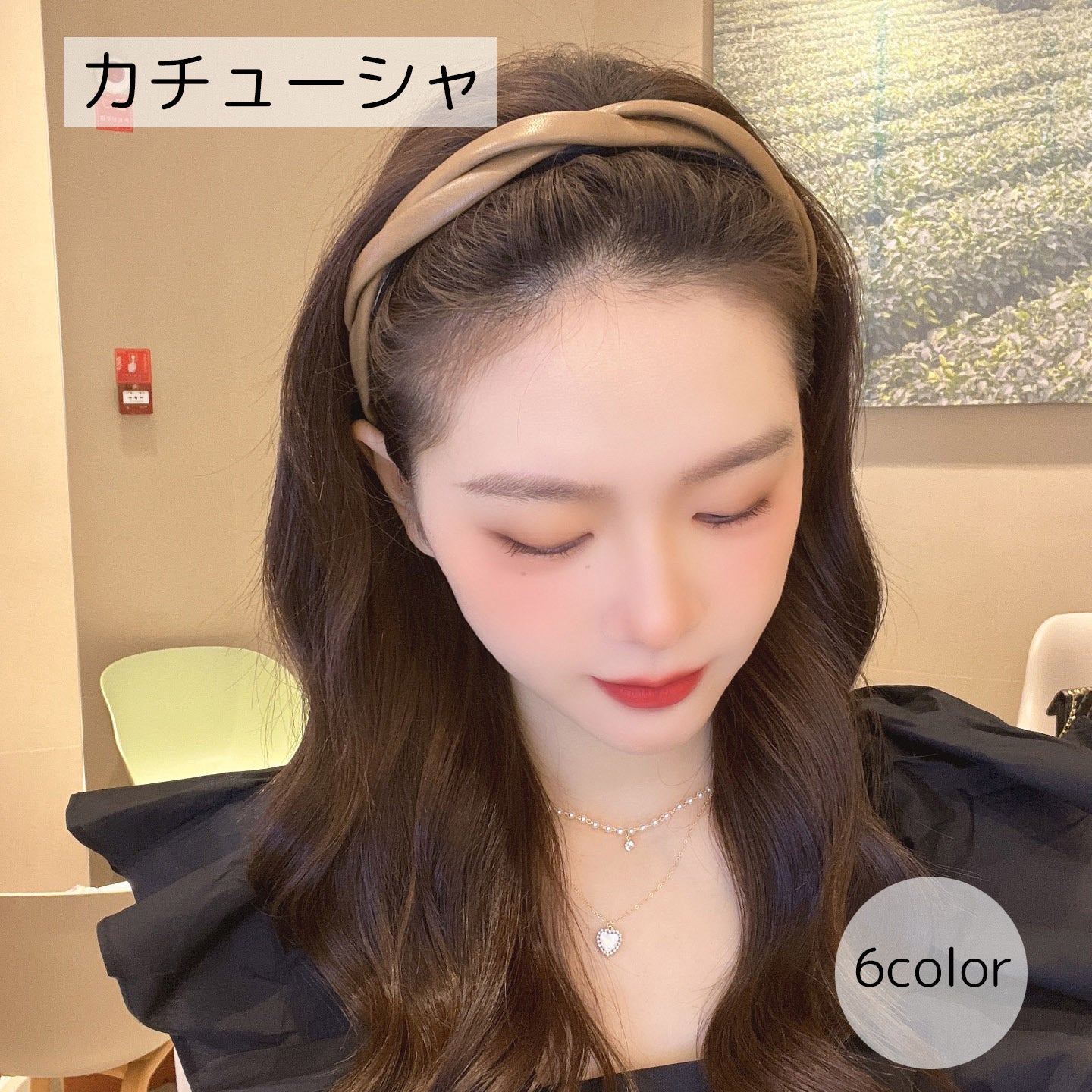 カチューシャ レディース アクセサリー ヘアアクセ ツイスト ホワイト 商品画像