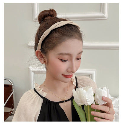 カチューシャ レディース アクセサリー ヘアアクセ ツイスト ホワイト 商品画像3