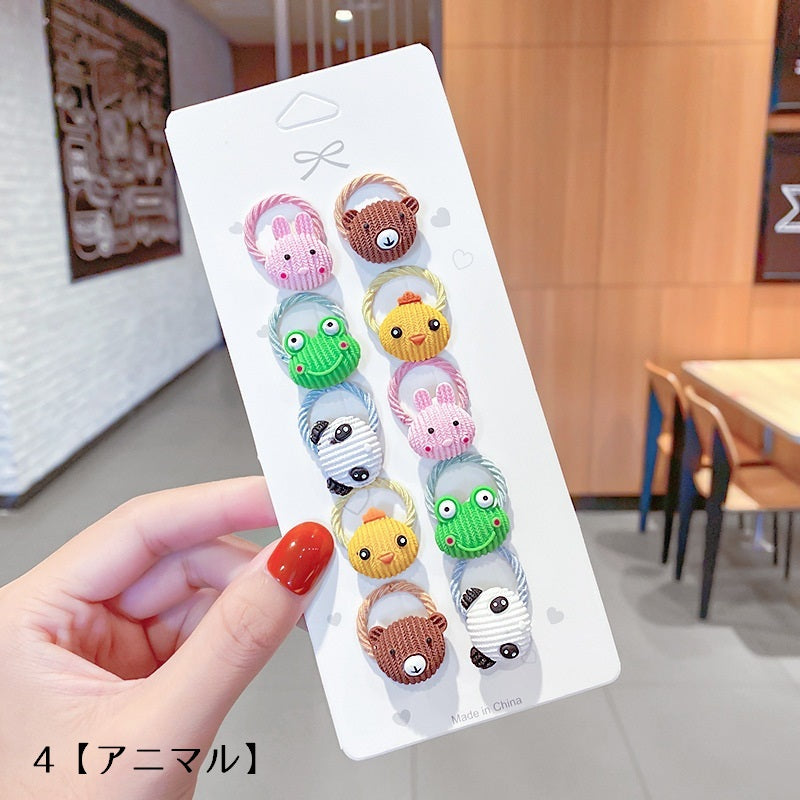 ヘアゴム 10個セット キッズ 子供 ベビー 赤ちゃん 商品画像4