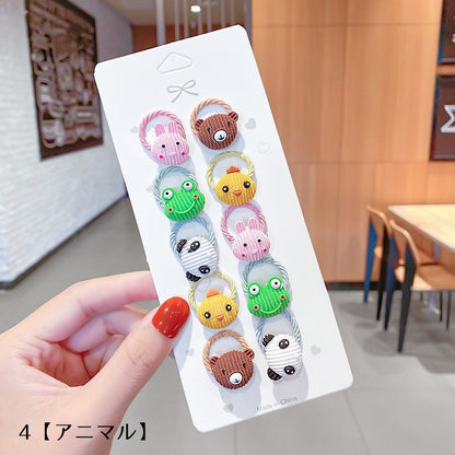 ヘアゴム 10個セット キッズ 子供 ベビー 赤ちゃん 商品画像4