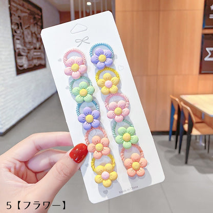 ヘアゴム 10個セット キッズ 子供 ベビー 赤ちゃん 商品画像5