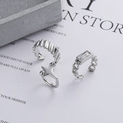 イヤーカフ イヤークリップ 単品 レディース 女性 アクセサリー イヤカフ ノンホール シンプル 星 スター ダイヤモンド風 シルバーカラー お洒落 かわいい ギフト プレゼント 贈り物 ファッション小物 婦人用