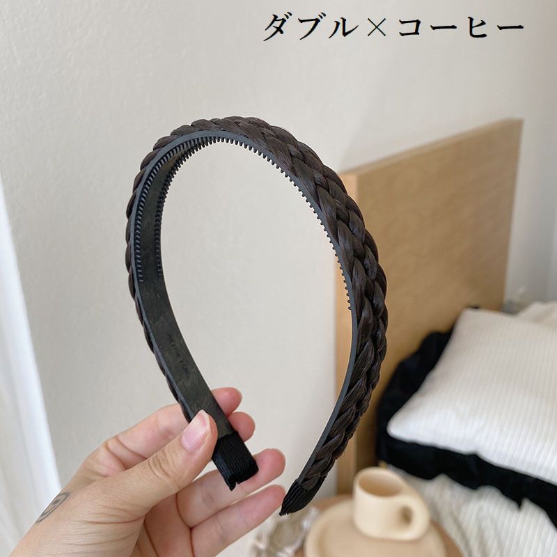 カチューシャ 三つ編み レディース ヘアアクセサリー 髪飾り 髪留め 商品画像4