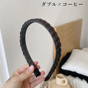 カチューシャ 三つ編み レディース ヘアアクセサリー 髪飾り 髪留め ヘアアレンジ 編み込み 女性用 みつあみ ボリュームアップ 可愛い おしゃれ 普段使い デイリー