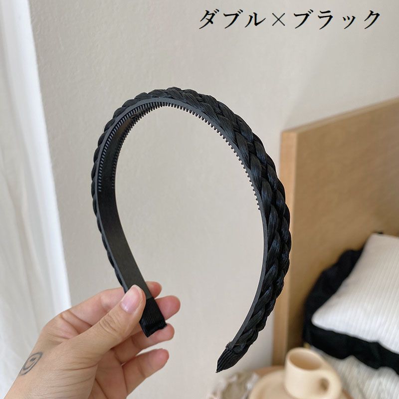 カチューシャ 三つ編み レディース ヘアアクセサリー 髪飾り 髪留め 商品画像5
