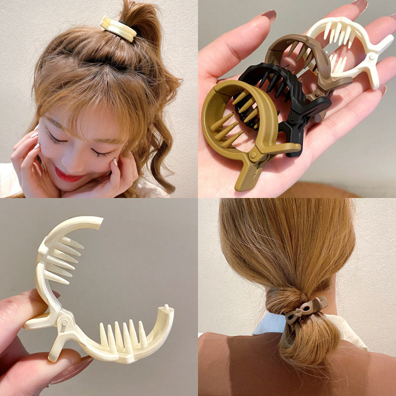 ヘアクリップ サイドバンスクリップ レディース ヘアアクセサリー 髪留め シンプル 商品画像3