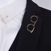 ネクタイピン メンズ アクセサリー タイピン メガネ おしゃれ カジュアル 個性的 かわいい クリップ 男性 紳士 タイバー ユニーク