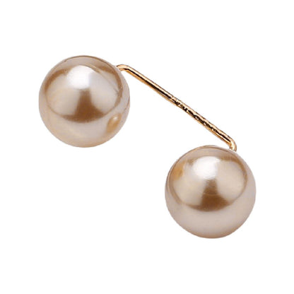 ブローチ ピンブローチ レディース アクセサリー フェイクパール 上品 シャンパン3.1cm バリエーション画像