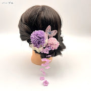 かんざし 簪 ヘアクリップ 髪留め 5種セット 5点セット レディース 女性 ヘアアクセサリー 和装小物 和風アクセサリー お花 フラワー 蝶 刺繍レース フェイクパール イエロー ピンク ブルー パープル 可愛い キュート 華やか ガーリー フェミニン おしゃれ 成人式 入学式 卒業式
