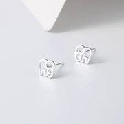 スタッドピアス アクセサリー レディース 女性用 ファッション小物 シルバーカラー ゾウ 象 エレファント おしゃれ かわいい 小ぶり プレゼント ギフト 誕生日 記念日