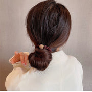 シュシュ 同色2個セット ヘアゴム 髪留め レディース 女性用 ヘアアクセサリー ラインストーン 髪飾り まとめ髪 ヘアアレンジ かわいい