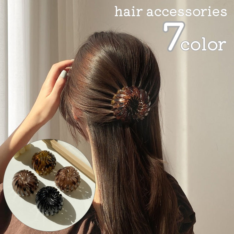 ヘアクリップ ヘアリング ポニーリング マルチクリップ ヘアアクセサリー 髪留め 商品画像