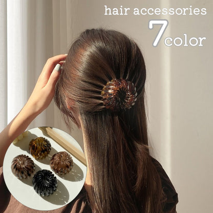 ヘアクリップ ヘアリング ポニーリング マルチクリップ ヘアアクセサリー 髪留め 商品画像
