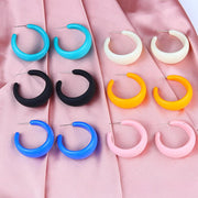 フープピアス 両耳用 1ペア レディース 女性 婦人用 アクセサリー スタッドピアス シンプル おしゃれ かわいい キュート 大きめ ポップ カジュアル プレゼント 贈り物