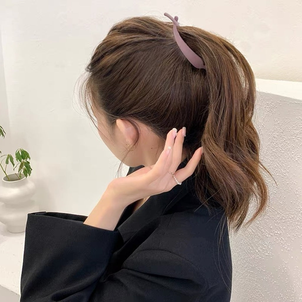 ヘアクリップ バナナクリップ レディース ヘアアクセサリー 髪飾り まとめ髪 商品画像2