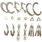 ピアス 両耳用 セット レディース 女性用 アクセサリー リング フープ フック スタッド かわいい おしゃれ プレゼント