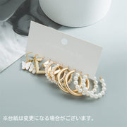 ピアス 両耳用 セット レディース 女性用 アクセサリー リング フープ フック スタッド かわいい おしゃれ プレゼント