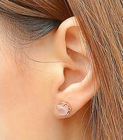ピアス スタッドピアス レディース アクセサリー プレゼント シンプル 上品 花 フラワー カラーストーン ビジュー 天然石風 宝石風 シルバーカラー ゴールドカラー 普段使い お出かけ お呼ばれ かわいい 可愛い おしゃれ きれいめ 女性 彼女 妻 嫁 大人女子 婦人 ガールズ ギフト 贈り物 誕生日 記念日 母の日 ホワイトデー クリスマス