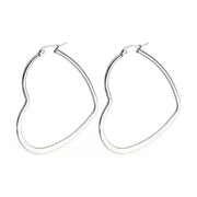 フープピアス リングピアス レディース ピアス ハート型 おしゃれ カジュアル シンプル ギフト プレゼント