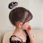 ヘアゴム 髪ゴム シュシュ ヘアアクセサリー 子供用 キッズ ガール 女の子 髪留め 髪飾り ヘアアレンジ まとめ髪 パール調 フェイクパール フラワー ティアラ お花 可愛い おしゃれ お洒落 お出かけ ファッション雑貨