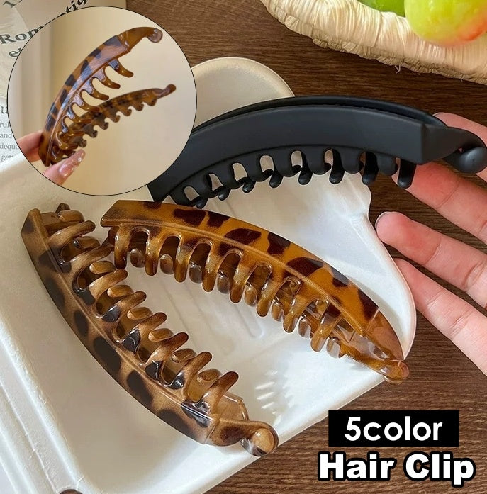 ヘアクリップ バナナクリップ レディース 女性 ヘアアクセサリー 髪留め 髪飾り まとめ髪 ヘアアレンジ ヒョウ柄 レオパード シンプル おしゃれ かわいい きれいめ 普段使い オフィス 通勤 お出かけ デイリー 女性用 婦人用 ファッション小物