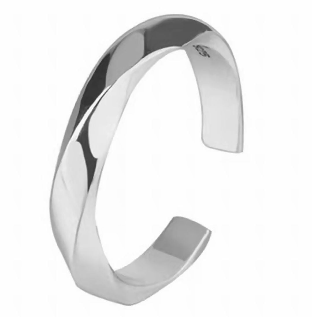 メビウスリング レディース アクセサリー 指輪 オープンリング ウェーブ ツイスト シルバーカラー シンプル