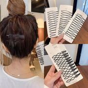 ヘアクリップ 11個セット 12個セット 13個セット レディース 女性 婦人 髪飾り 髪留め ヘアアクセサリー ドロップ型 リーフ型 ウェーブ型 トライアングル型 黒 ブラック 単色 おしゃれ シンプル お出かけシーン