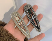 ヘアピン 単品 1個 シングルピン パッチン留め レディース 女性 ヘアアクセサリー 髪留め 髪飾り ラインストーン かわいい おしゃれ 前髪
