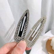 ヘアピン 単品 1個 シングルピン パッチン留め レディース 女性 ヘアアクセサリー 髪留め 髪飾り ラインストーン かわいい おしゃれ 前髪