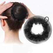 ヘアネット レディース 子供 ヘアアクセサリー シニヨンネット アシアナネット 髪束ねネット お団子ネット お団子ヘア まとめ髪 レース 調整可能