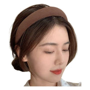 カチューシャ 幅広 太め レディース ヘアアクセサリー 髪飾り 前髪留め ヘアアレンジ シンプル ワイド 無地 ソリッドカラー 女性 可愛い おしゃれ お出掛け