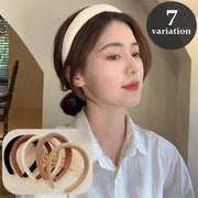 カチューシャ 幅広 太め レディース ヘアアクセサリー 髪飾り 前髪留め ヘアアレンジ シンプル ワイド 無地 ソリッドカラー 女性 可愛い おしゃれ お出掛け