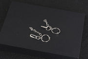 フープイヤリング 単品 片耳用 イヤリング ノンホールピアス レディース 女性 アクセサリー 揺れる チェーン お洒落 可愛い かっこいい ファッション小物 ギフト プレゼント