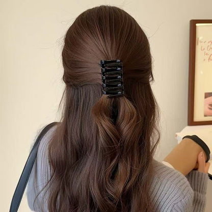 バンスクリップ 2個セット ヘアクリップ レディース ヘアアクセサリー 髪留め 商品画像2