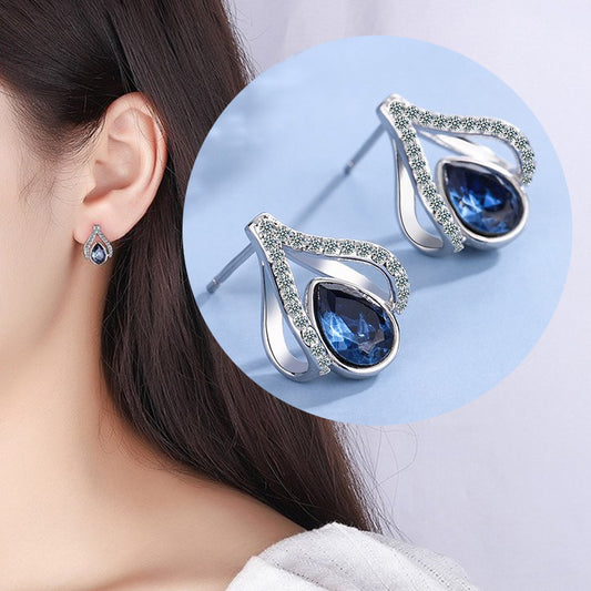 スタッドピアス アクセサリー レディース 女性用 ラインストーン ビジュー 商品画像